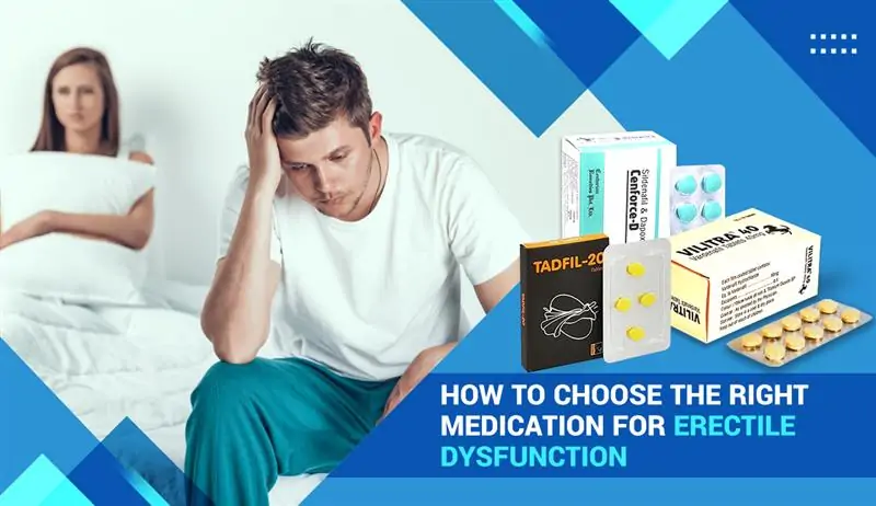 How to Choose the Right Medication for Erectile Dysfunction